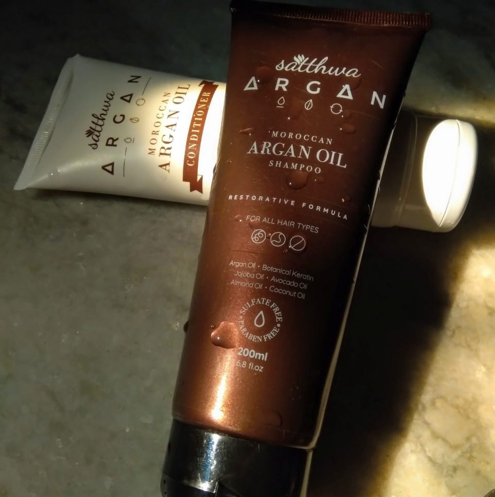 Satthwa Moroccan Argan Oil Shampoo and Conditioner Review