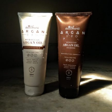 Satthwa Moroccan Argan Oil Shampoo and Conditioner Review - Fashion Fiasca