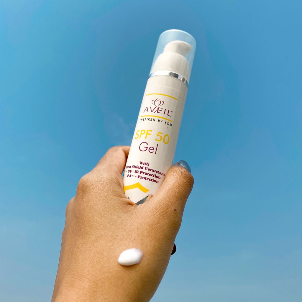 AVEIL SPF 50 Gel with Heatshield Review - Fashion Fiasca