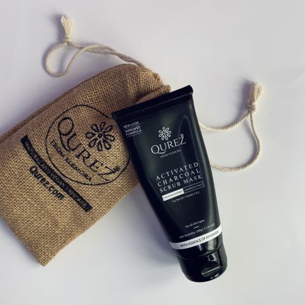 Qurez Activated Charcoal Scrub Mask Review - Fashion Fiasca