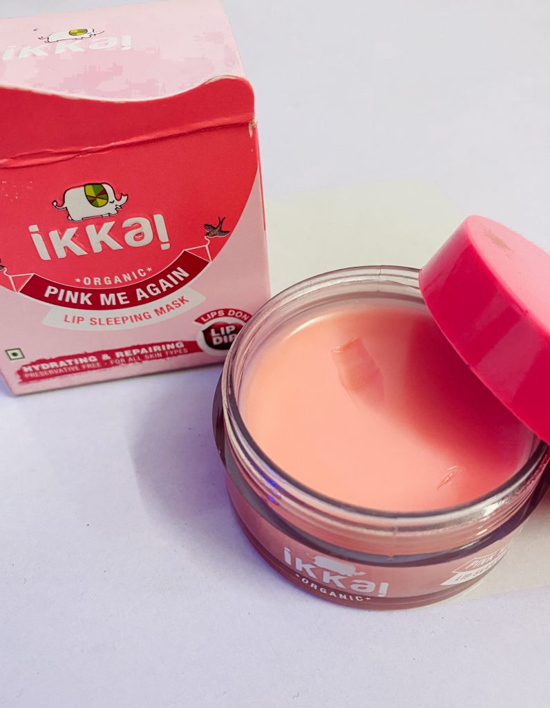 Ikkai Pink Me Again Lip Sleeping Mask Review
