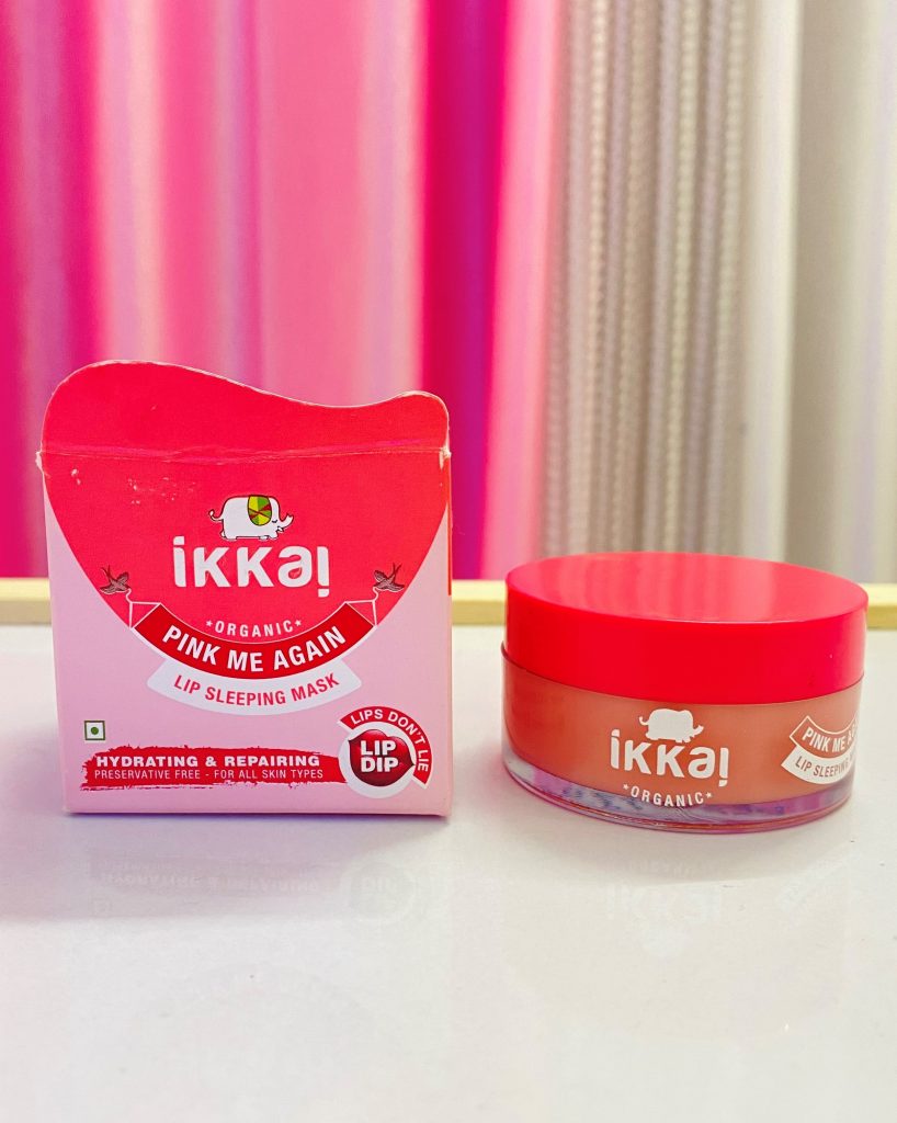 Ikkai Pink Me Again Lip Sleeping Mask Review